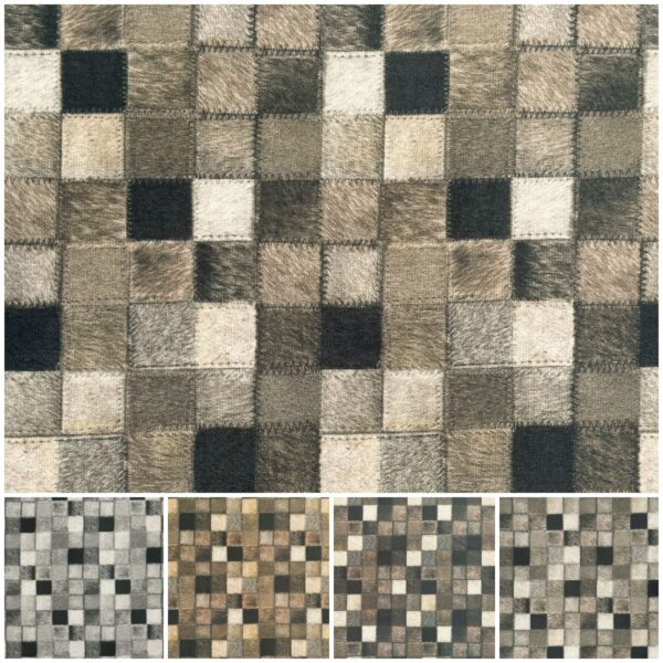 PASSAU ANIMAL - Möbelstoff in Patchwork Lederoptik – Bild 2