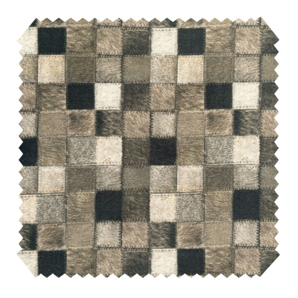 PASSAU ANIMAL - Möbelstoff in Patchwork Lederoptik