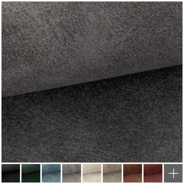 COUEN - Soft-Velours Möbelstoff | RESTPOSTEN