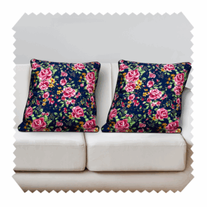 DEKOKISSEN | D014 Rosen Dunkelblau (2er-Set)