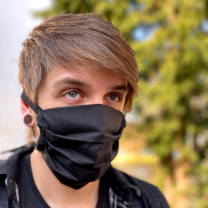 novely MUND-NASEN-MASKE | Alltagsmaske | Behelfsmaske | waschbar | 2-lagig mit Filterfach