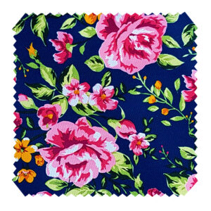 OXFORD 210D - D14 Rosen Dunkelblau