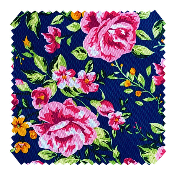 OXFORD 210D - D14 Rosen Dunkelblau