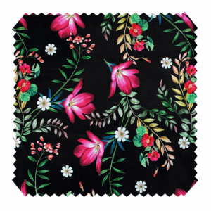 OXFORD 210D - D212 Midnight Flowers