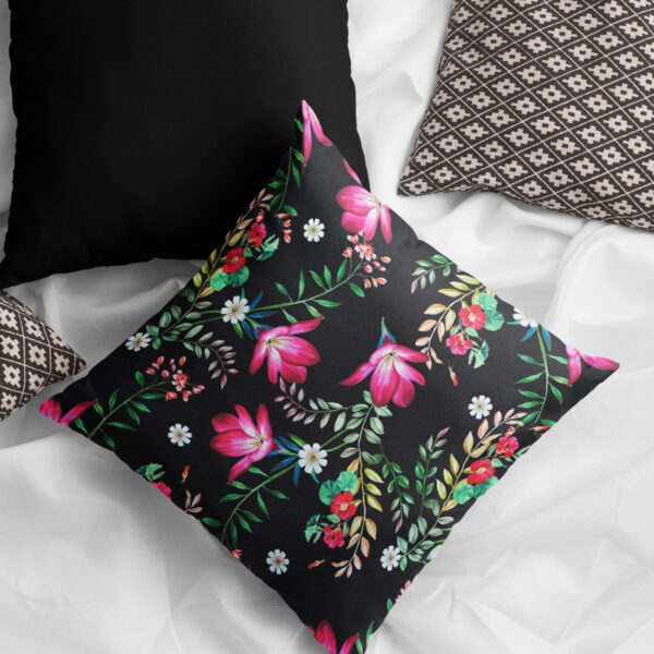 OXFORD 210D - D212 Midnight Flowers – Bild 3