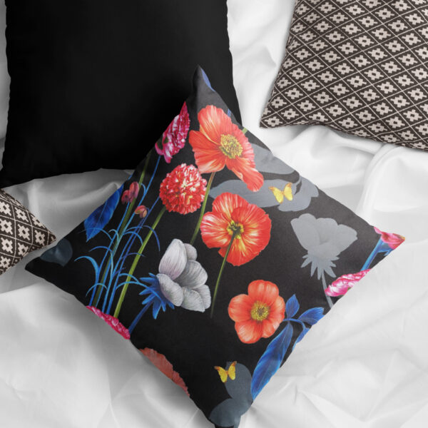 OXFORD 210D - D177 Bunte Blumen Hortensien – Bild 3