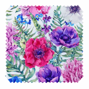 OXFORD 210D - D226 Pinky Flowers