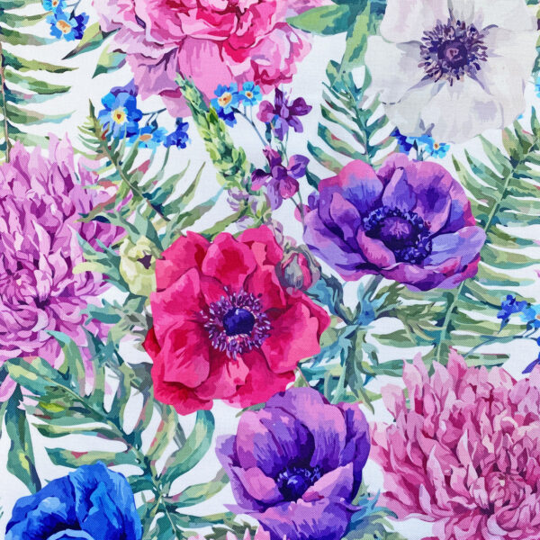 OXFORD 210D - D226 Pinky Flowers – Bild 2