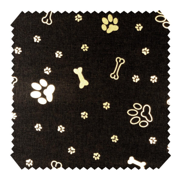 OXFORD 330D - Knochen Pfoten Hund Gold Metallic