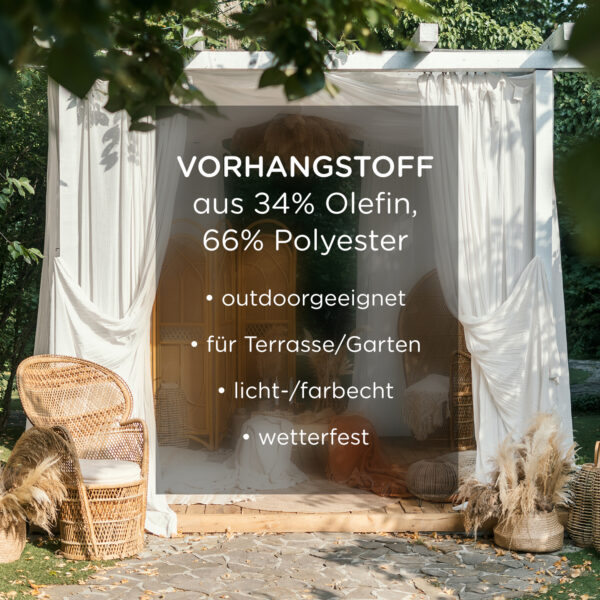 OLEFIN DINGO - UV++ Outdoor Vorhangstoff – Bild 5