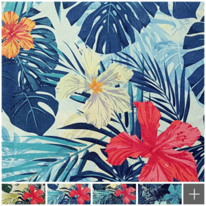 TROPICANA - Samtiger Polsterstoff
