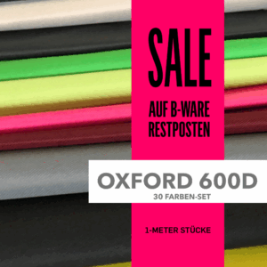 OXFORD 600D 30 Farben-Set | RESTPOSTEN