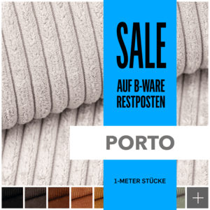 PORTO - Breitcord-Optik Möbelstoff | RESTPOSTEN