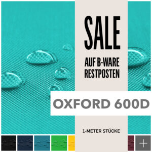 OXFORD BIG 600D - Wasserdichter Outdoorstoff | RESTPOSTEN