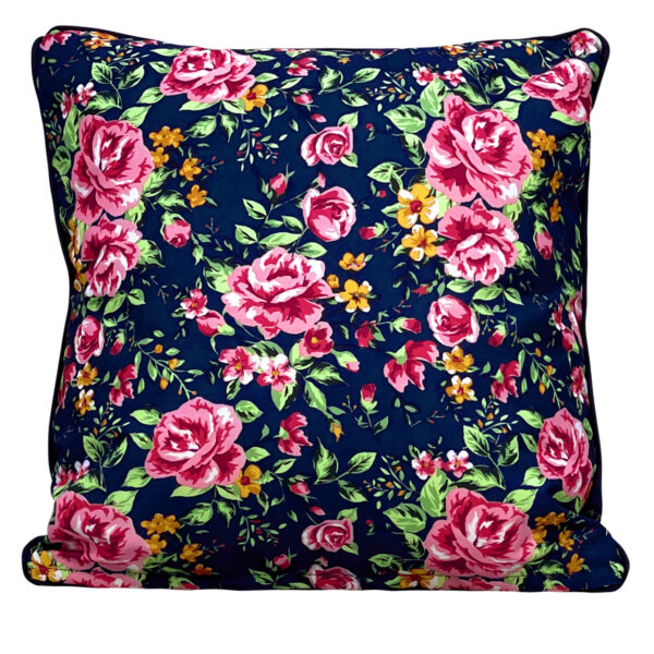 DEKOKISSEN | D014 Rosen Dunkelblau (2er-Set) – Bild 5