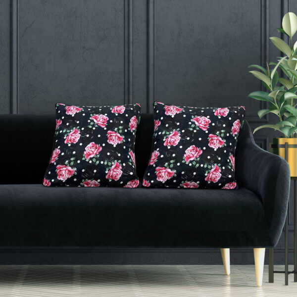 DEKOKISSEN | D169 Polka Dots And Roses (2er-Set) – Bild 2