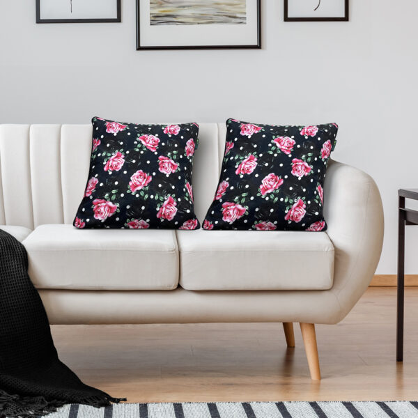 DEKOKISSEN | D169 Polka Dots And Roses (2er-Set) – Bild 3