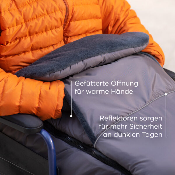 OWEN - Rollstuhl-Fußsack Soft Fleece – Bild 6