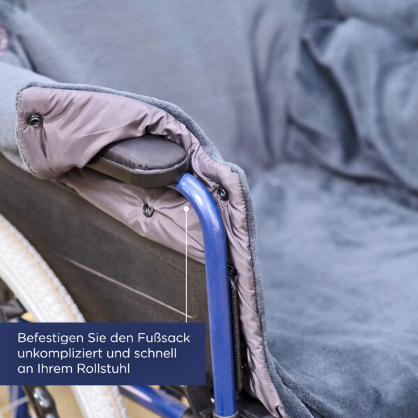 OWEN PRO - Rollstuhl-Fußsack Soft Fleece – Bild 5