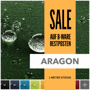 ARAGON UV+ WATERPROOF - Wasserdichter Outdoorstoff | RESTPOSTEN