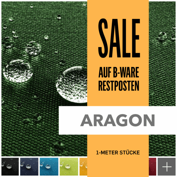 ARAGON UV+ WATERPROOF - Wasserdichter Outdoorstoff | RESTPOSTEN – Bild 2