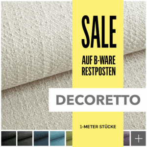 DECORETTO - Exquisit Möbelstoff | RESTPOSTEN