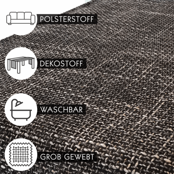 LANZ - Grob gewebter Möbelstoff | RESTPOSTEN – Bild 4