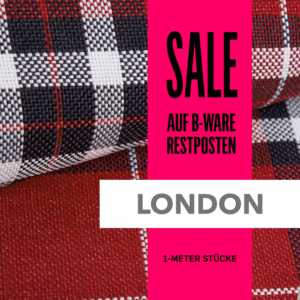 LONDON - Karierter Möbelstoff | RESTPOSTEN