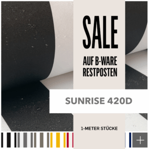 SUNRISE 420D UV - Gestreifter Outdoorstoff | RESTPOSTEN