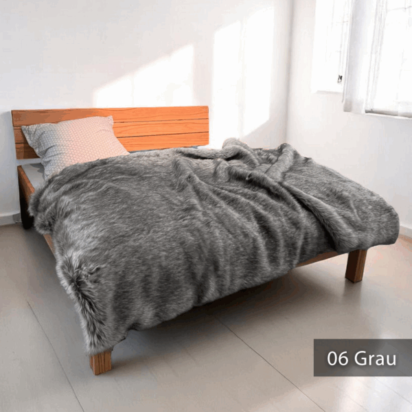 frida tagesdecke aus fellimitat
