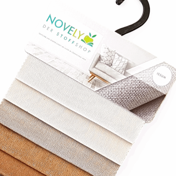 Musterfächer ISSUM – Samtweicher Chenille-Stoff