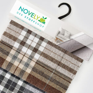 musterfächer london karierter möbelstoff