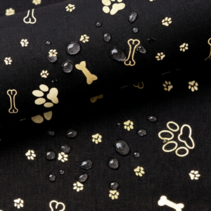 oxford 330d knochen pfoten hund gold metallic