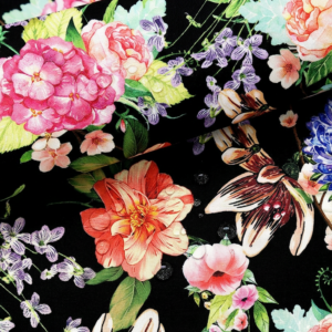 oxford 210d d177 bunte blumen hortensien