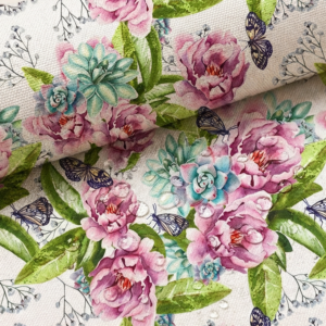 oxford 210d d225 butterflies & flowers