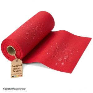 eventroll | wasserdichter eventstoff auf rolle 23 rot