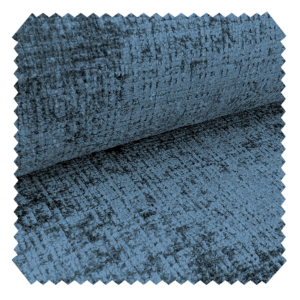 creta eleganter chenille stoff 77 blau