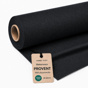 provent 100% baumwolle reißfester baumwollstoff 03 schwarz