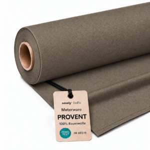 provent 100% baumwolle reißfester baumwollstoff 34 dunkelbeige