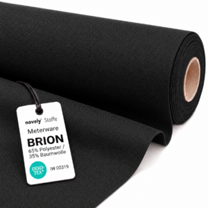 brion – baumwoll mix mit twillstruktur 03 schwarz
