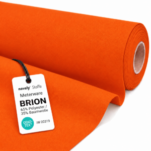 brion – baumwoll mix mit twillstruktur 18 orange