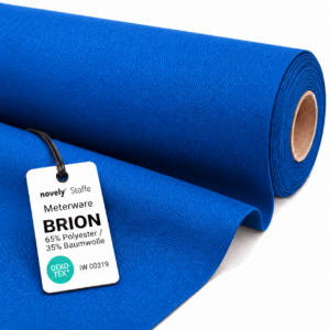 brion – baumwoll mix mit twillstruktur 21 blau
