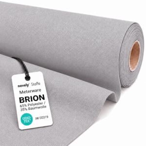 brion – baumwoll mix mit twillstruktur 50 silbergrau